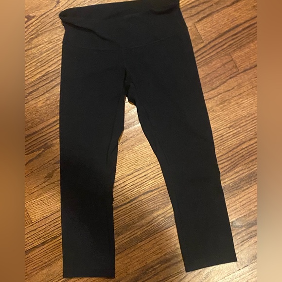 Lululemon Wunder under crop black leggings size 6 - Picture 2 of 4